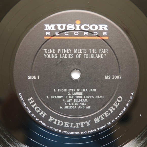 Gene Pitney – Meets The Fair Young Ladies Of Folkland - 12" Vinyl LP MS 3007 EX - Picture 4 of 9